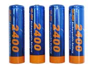 4 AA 2400mAh Ni-MH Rechargeable Battery